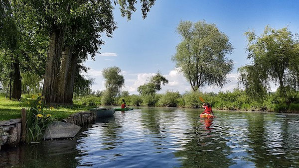 Kurzurlaub in Deutschlands Flusslandschaften, Erholung pur beim Kajakfahren